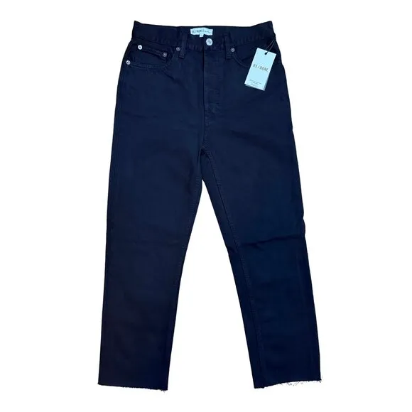 Re/Done Originals High Rise Stove Pipe Jeans 👖 - Black 🖤 | Size 27 | NWT ✨