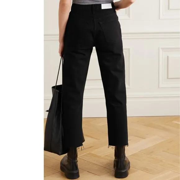 Re/Done Originals High Rise Stove Pipe Jeans 👖 - Black 🖤 | Size 27 | NWT ✨