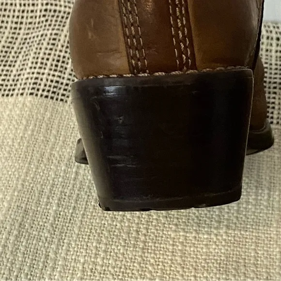 REDWING / Brown Leather Chelsea Ankle Boots Size 7.5