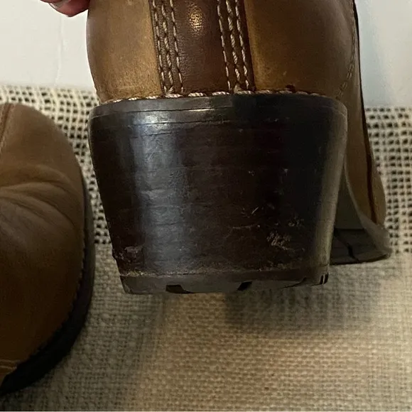 REDWING / Brown Leather Chelsea Ankle Boots Size 7.5