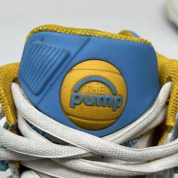 Reebok The Pump Omni Lite Sneakers Mens 9 White Limited Edition Denver Nuggets