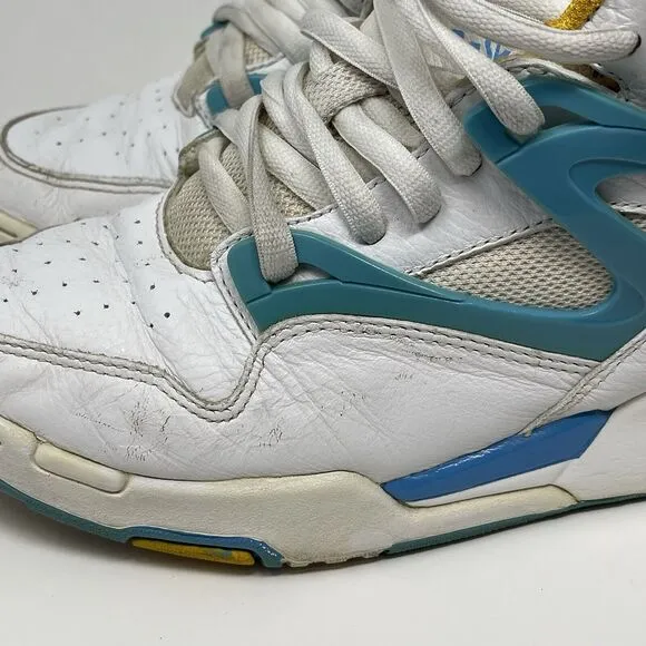 Reebok The Pump Omni Lite Sneakers Mens 9 White Limited Edition Denver Nuggets