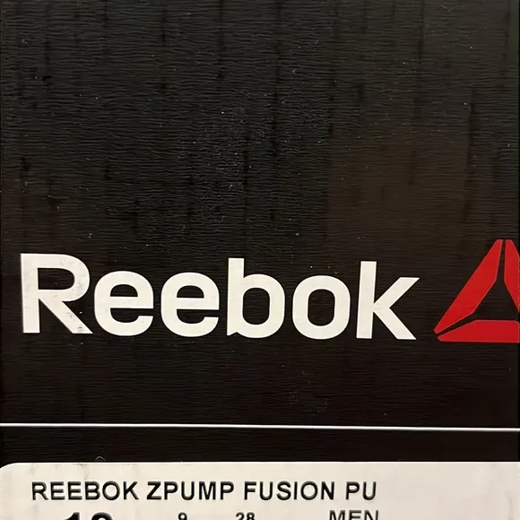 Reebok ZPump Fusion PU The Pump shoes sneakers new AR0369 Mens sizes black