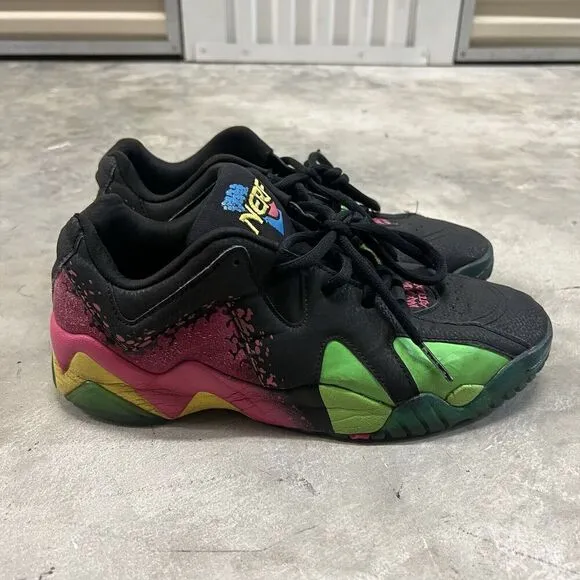 Reebok NERF Kamikaze II Backboard Shoes Mens 10 Multicolor Athletic Sneakers