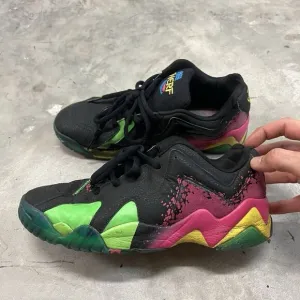 Reebok NERF Kamikaze II Backboard Shoes Mens 10 Multicolor Athletic Sneakers
