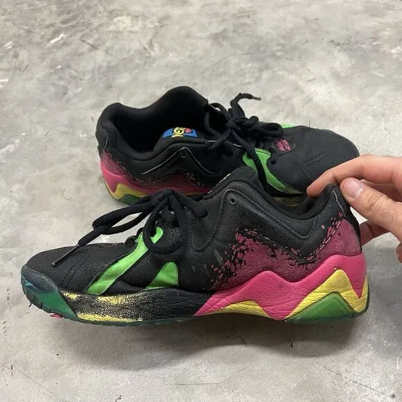 Reebok NERF Kamikaze II Backboard Shoes Mens 10 Multicolor Athletic Sneakers