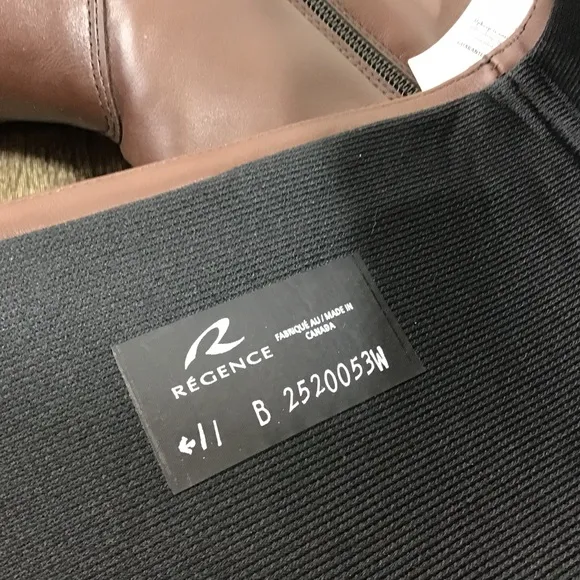 Regence Tall Brown Leather Boots Waterproof Size 11