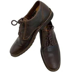 Retro 11 Mens Tommy Bahama Gilford Mens Leather Lace-Up Oxfords Brown GUC 8125