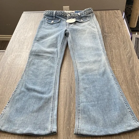 Revolve Tularosa Penelope Cropped Flare Jeans. Sz 26