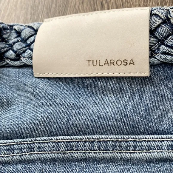 Revolve Tularosa Penelope Cropped Flare Jeans. Sz 26