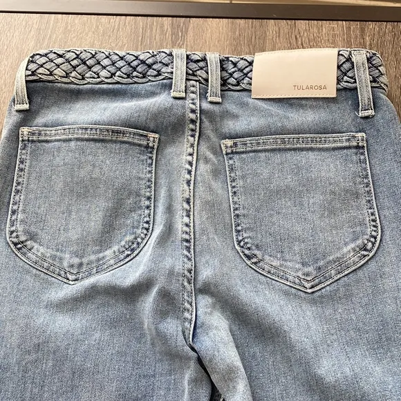 Revolve Tularosa Penelope Cropped Flare Jeans. Sz 26