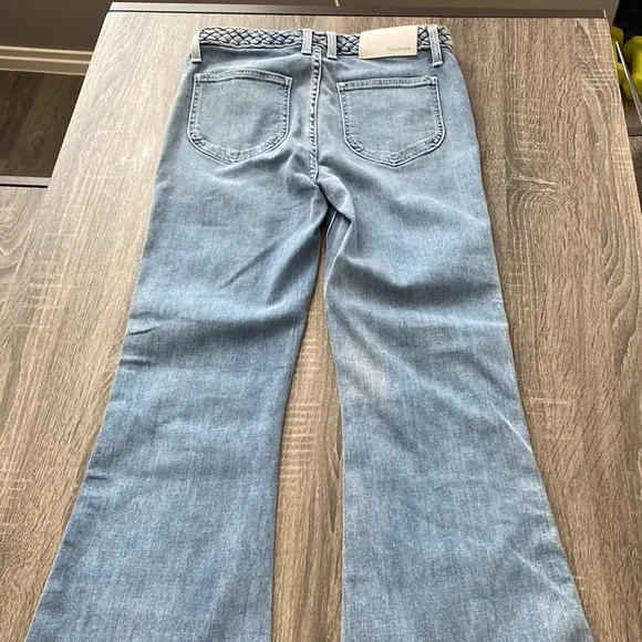Revolve Tularosa Penelope Cropped Flare Jeans. Sz 26