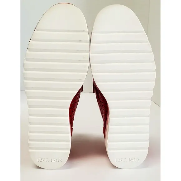 REX Shoes Carolyn in Cinnamon Sneaker Loafers 38 7.5-8 US New Orleans Spain Bag
