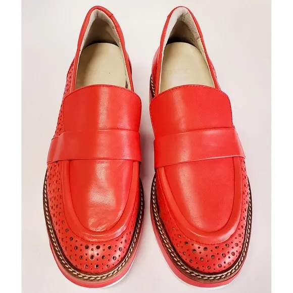 REX Shoes Carolyn in Cinnamon Sneaker Loafers 38 7.5-8 US New Orleans Spain Bag