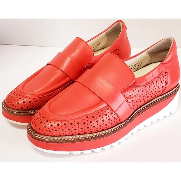REX Shoes Carolyn in Cinnamon Sneaker Loafers 38 7.5-8 US New Orleans Spain Bag