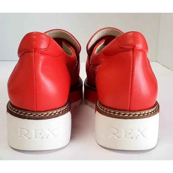 REX Shoes Carolyn in Cinnamon Sneaker Loafers 38 7.5-8 US New Orleans Spain Bag