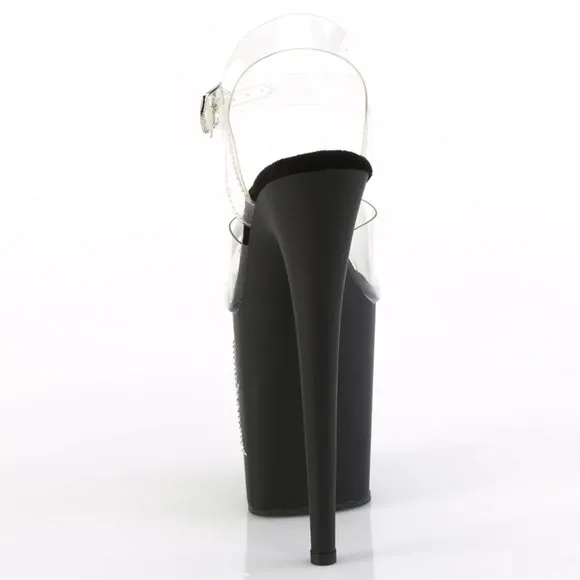 Rhinestone Trucker Girl Platform High Heel Shoes