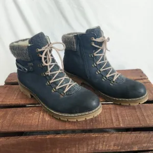 Rieker Y9131 Sabrina Women's Winter Boots w/ Side Zip Size 42 Water Repellent