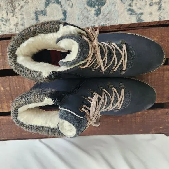 Rieker Y9131 Sabrina Women's Winter Boots w/ Side Zip Size 42 Water Repellent