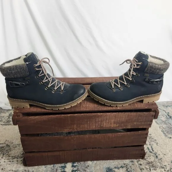 Rieker Y9131 Sabrina Women's Winter Boots w/ Side Zip Size 42 Water Repellent