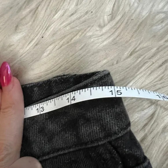 Robert Rodriguez Black Baggy Crop Denim Jeans