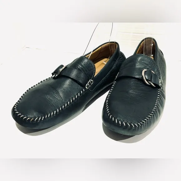 Robert Zur leather driving shoes penny loafers moccasins size 11M