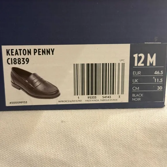 Rockport Keaton penny CI8839 Men slip on Dress shoes Color Black
