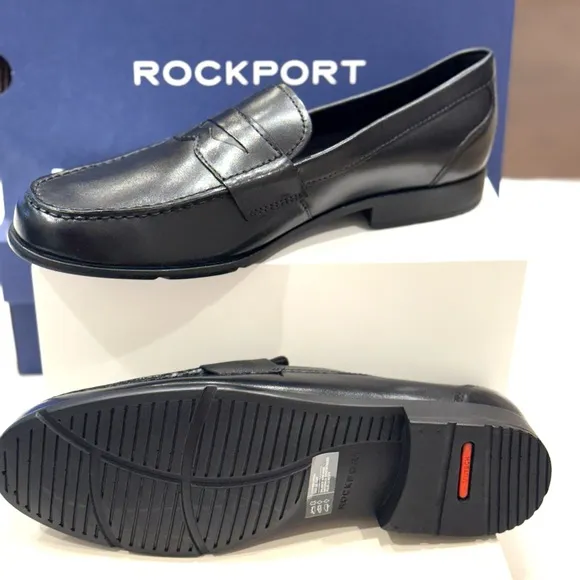 Rockport Keaton penny CI8839 Men slip on Dress shoes Color Black
