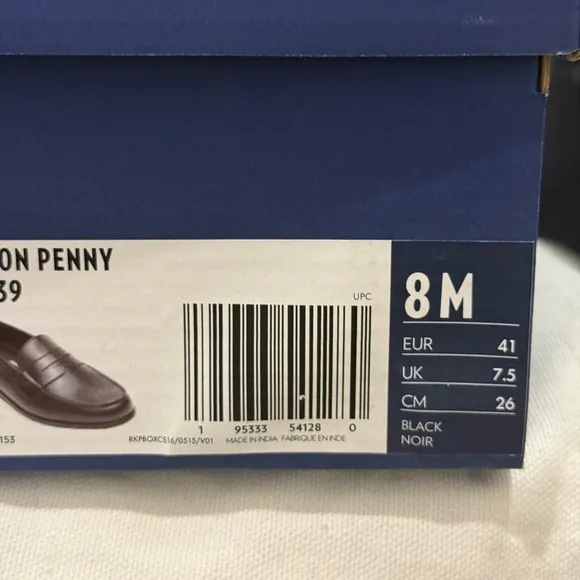 Rockport Keaton penny CI8839 Men slip on Dress shoes Color Black