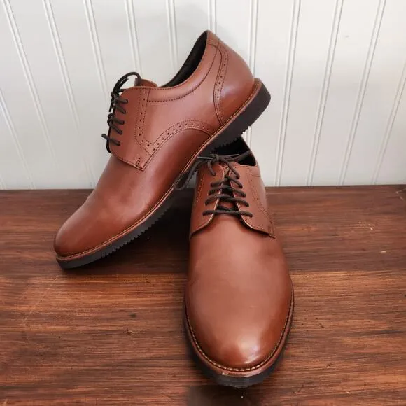 Rockport Men's Size‎ 14 Brown Oxford Style Brown Dress Shoes New