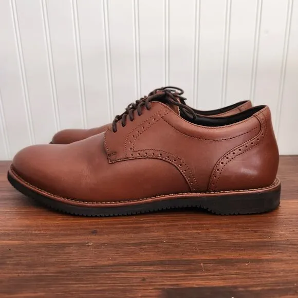 Rockport Men's Size‎ 14 Brown Oxford Style Brown Dress Shoes New