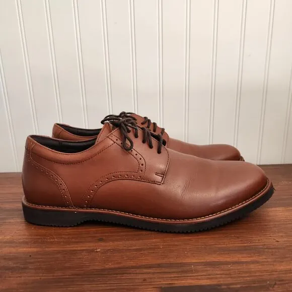 Rockport Men's Size‎ 14 Brown Oxford Style Brown Dress Shoes New