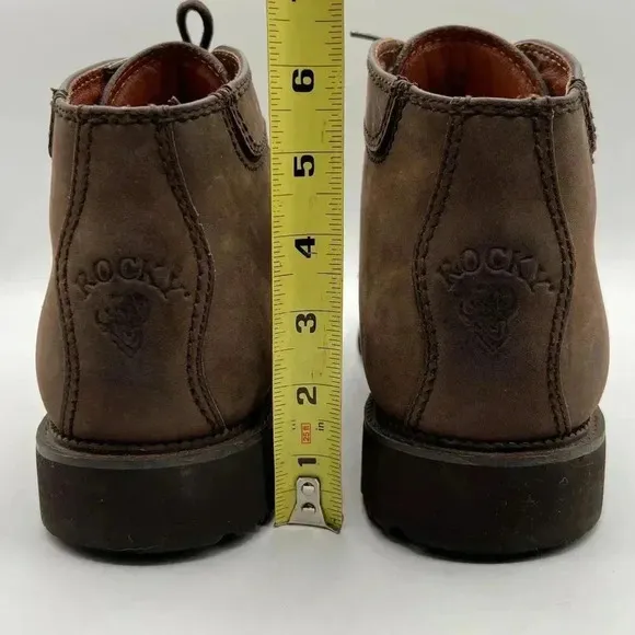 Rocky Mens 10W Brown 864 Gore-Tex Steel Toe Leather Outdoor Work Boots Hiking