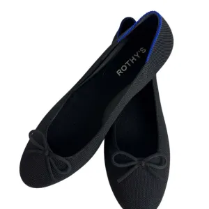 Rothy's Black Ballet Flats with Bow