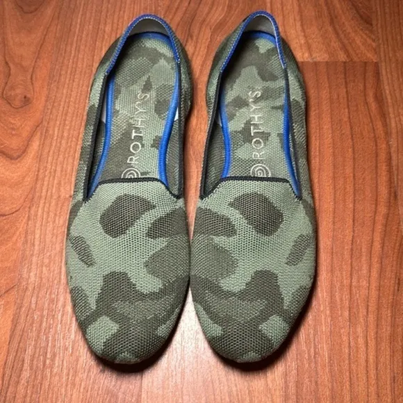 Rothy’s camouflage loafer size 9.5