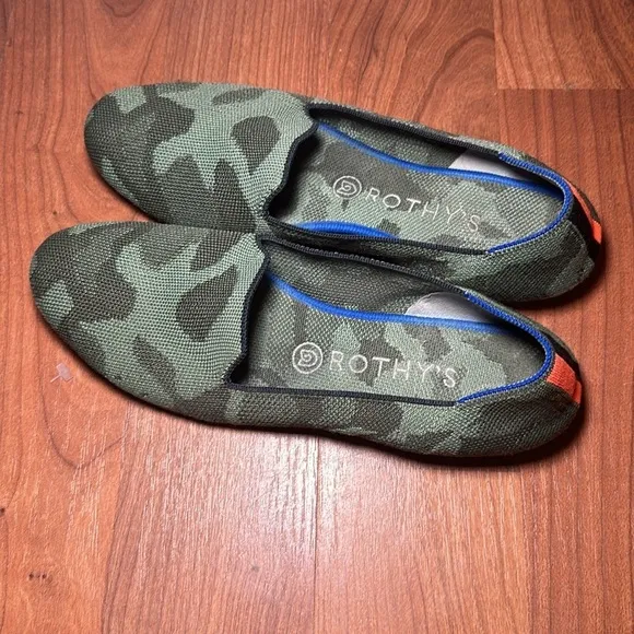 Rothy’s camouflage loafer size 9.5
