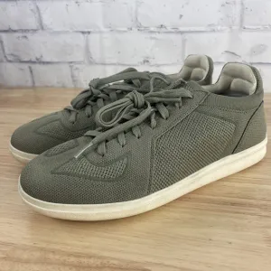 Rothy's Shoes Men's Size 8 M Lace Up Shoes Green RS01 Knit Sneakers
