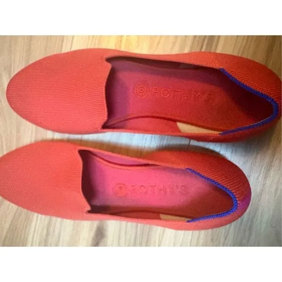Rothy's Sunset Red Loafers