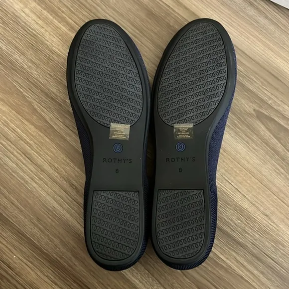 Rothy's The Flat in Maritime Navy Ballet Flats V Vamp