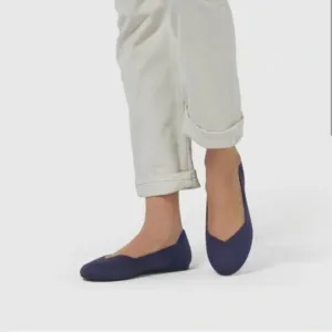 Rothy's The Flat in Maritime Navy Ballet Flats V Vamp