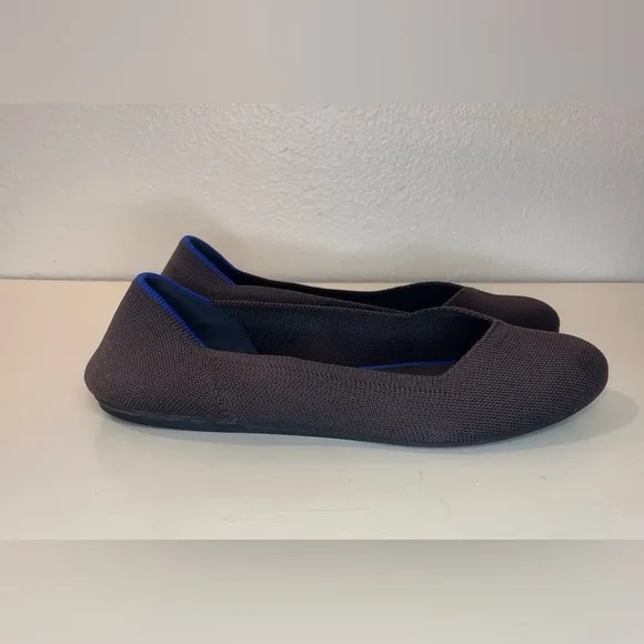 Rothy's The Flat Women's Slip-On Classic Brown Shoes Size 10.5.