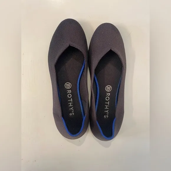 Rothy's The Flat Women's Slip-On Classic Brown Shoes Size 10.5.