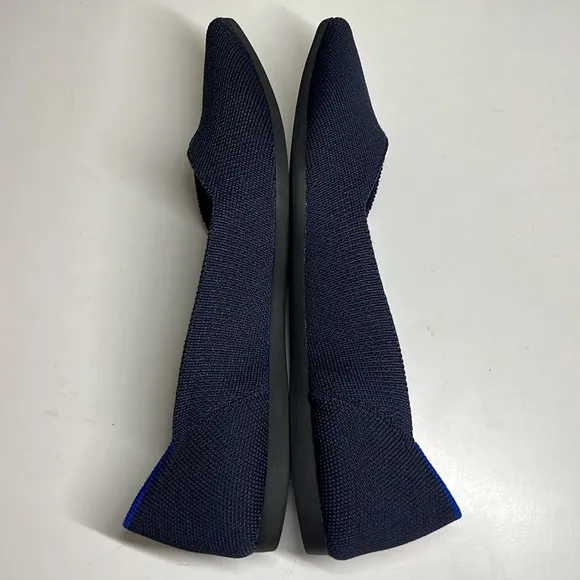 Rothy's The Point in Navy Blue Pointed Toe Ballet Flats Women’s Size 6