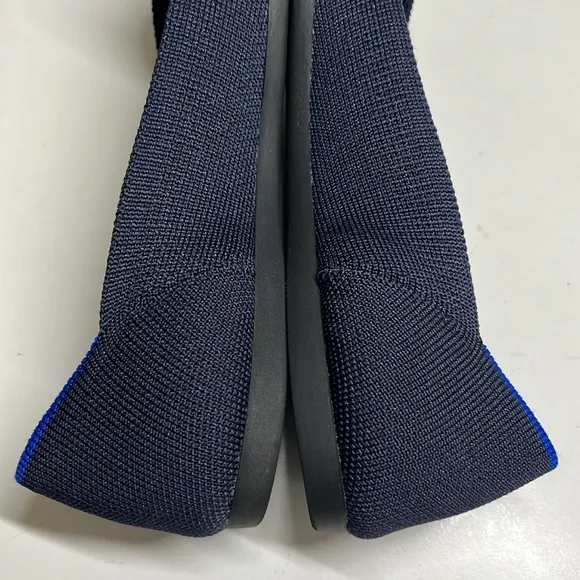 Rothy's The Point in Navy Blue Pointed Toe Ballet Flats Women’s Size 6