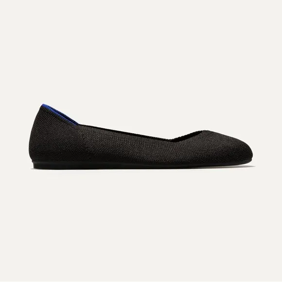 Rothy’s women’s woven round toe ballet flats. Navy Blue size 7.5