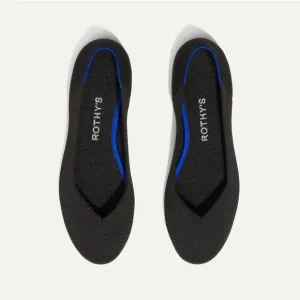 Rothy’s women’s woven round toe ballet flats. Navy Blue size 7.5