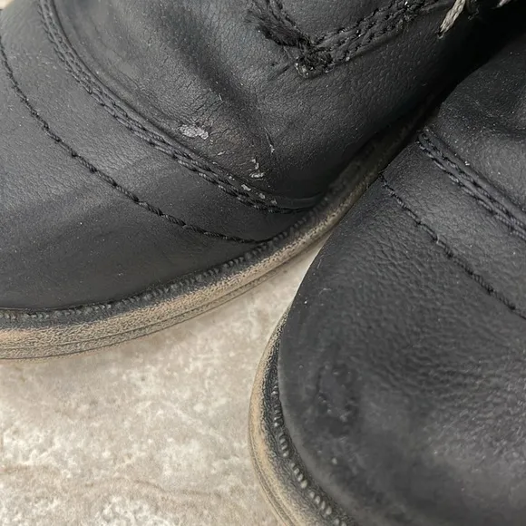 ROXY Mountain &amp; The Seas black tall winter lace up boots size 6.5
