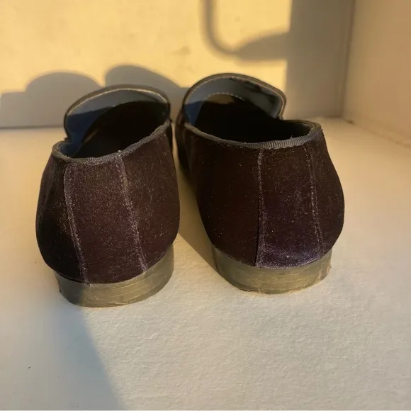 Royal Male Loafers shoes. The Italian style of a male velvet shoe. Size 8
