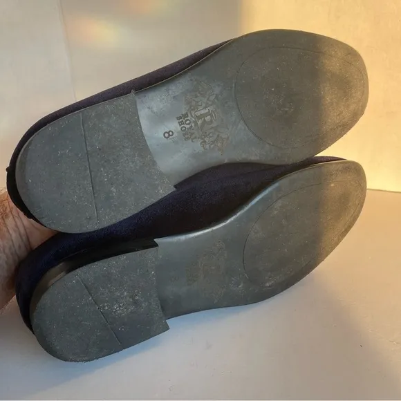 Royal Male Loafers shoes. The Italian style of a male velvet shoe. Size 8