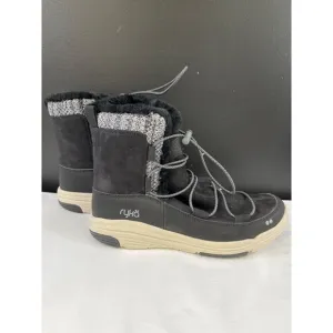 Ryka Aubonne Women's Black Winter Ankle Boots Size 9.5M SKU 6251